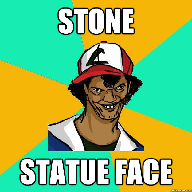 Stone Statue face  Ash Pedreiro