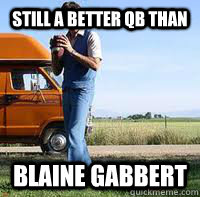 still a better qb than blaine gabbert - still a better qb than blaine gabbert  uncle rico