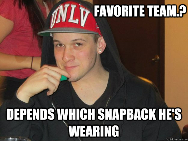 Favorite Team.? Depends which snapback he's wearing  Samuel