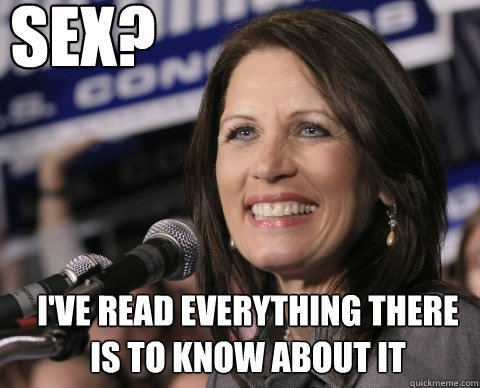 sex? I've read everything there is to know about it  Bad Memory Michelle