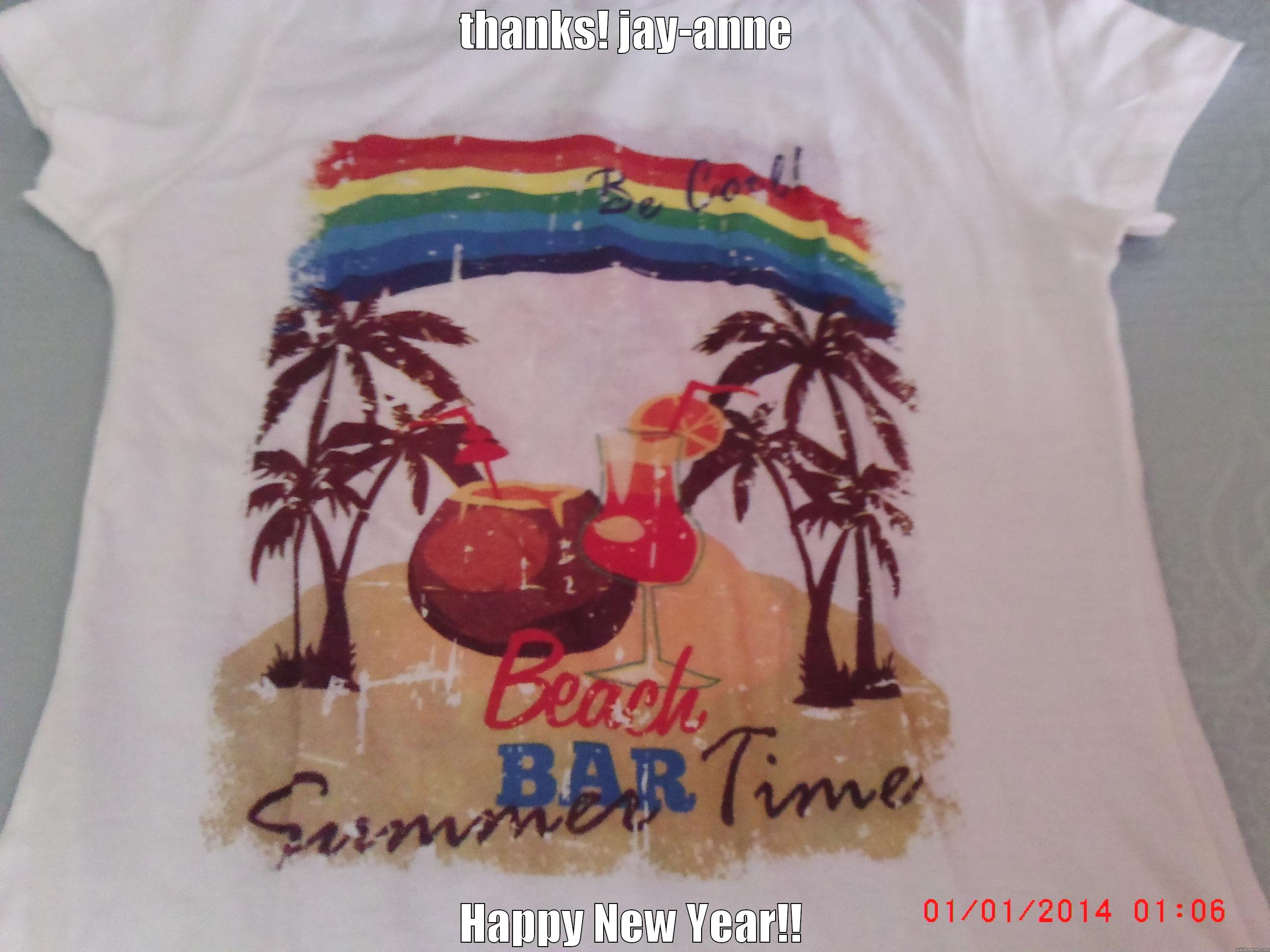 THANKS! JAY-ANNE  HAPPY NEW YEAR!! Misc