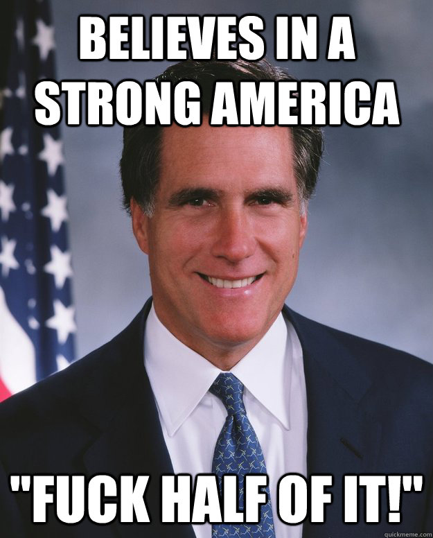 Believes in a strong America 