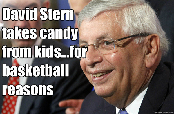 David Stern takes candy from kids...for basketball reasons - David Stern takes candy from kids...for basketball reasons  David Stern Watch the World Burn