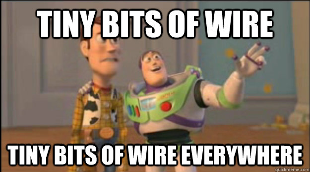 Tiny bits of wire tiny bits of wire everywhere - Tiny bits of wire tiny bits of wire everywhere  Misc