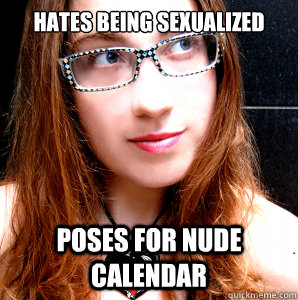 hates being sexualized poses for nude calendar  