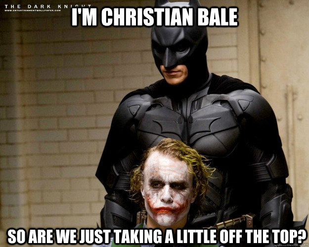 Christian bale dating meme