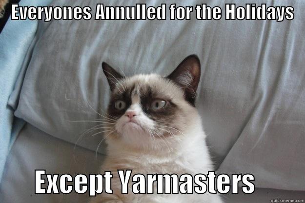    EVERYONES ANNULLED FOR THE HOLIDAYS                       EXCEPT YARMASTERS         Grumpy Cat