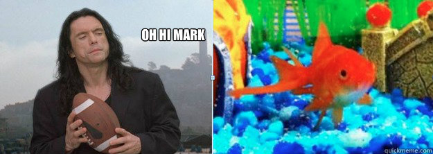 Oh hi Mark  oh hi mark