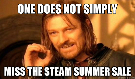 One Does Not Simply miss the steam summer sale  Boromir