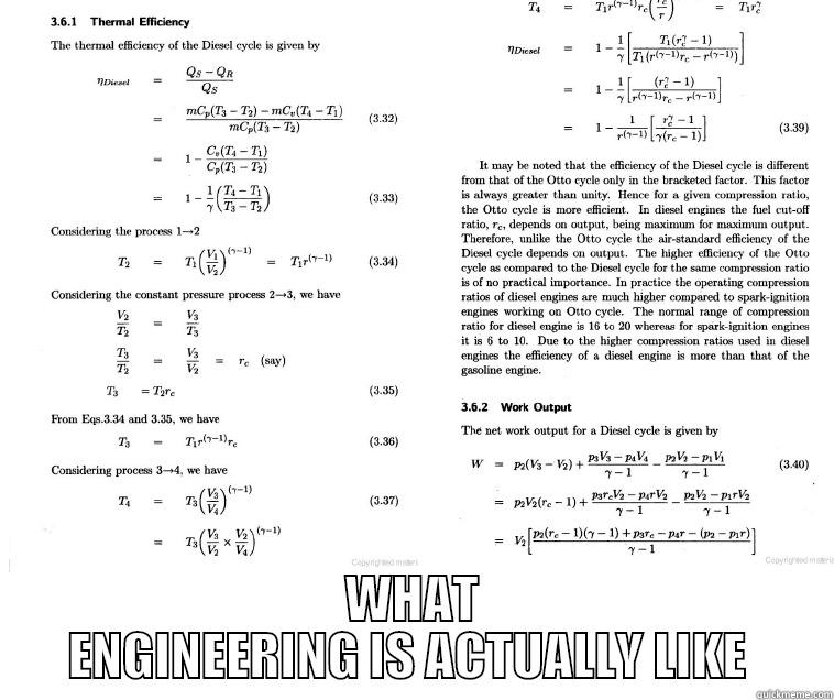  WHAT ENGINEERING IS ACTUALLY LIKE  Misc