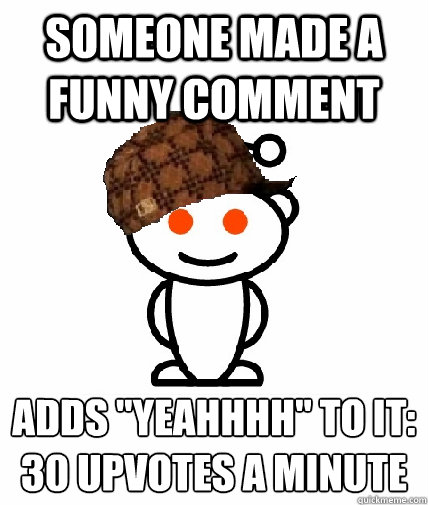 Someone made a funny comment adds 