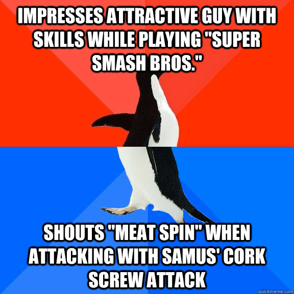 impresses attractive guy with skills while playing 