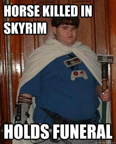 Horse killed in Skyrim Holds funeral  Serious Gamer
