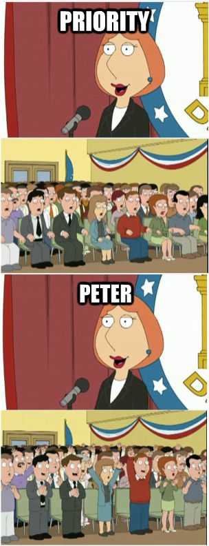 PRIORITY PETER  911 lois