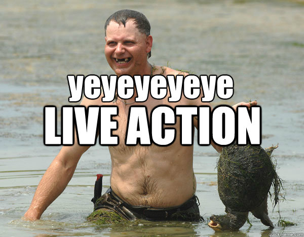 yeyeyeyeye LIVE ACTION - yeyeyeyeye LIVE ACTION  Turtle Man