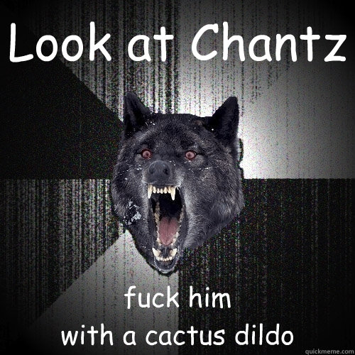 Look at Chantz fuck him
with a cactus dildo  Insanity Wolf