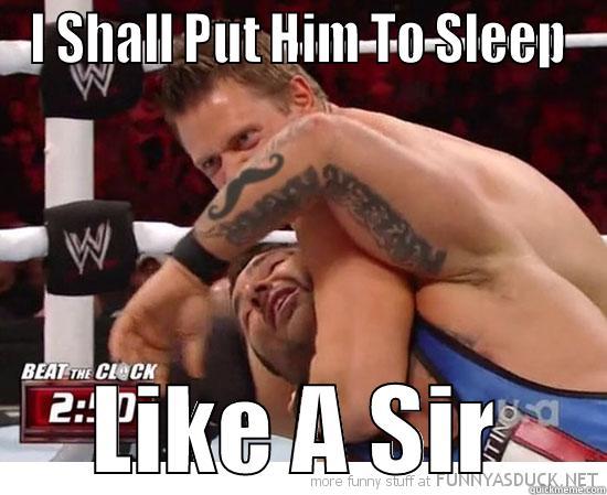 I SHALL PUT HIM TO SLEEP LIKE A SIR Misc