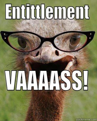 ENTITTLEMENT VAAAASS! Judgmental Bookseller Ostrich