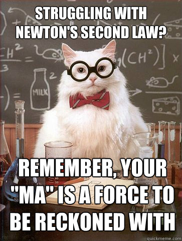 struggling with newton's second law?

 Remember, your 