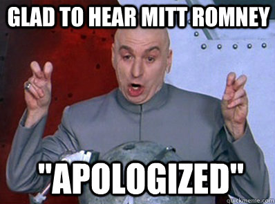 Glad to hear mitt romney 