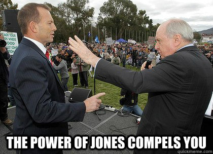  The power of Jones compels you  