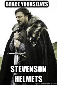 Brace Yourselves Stevenson Helmets - Brace Yourselves Stevenson Helmets  Brace Yourselves