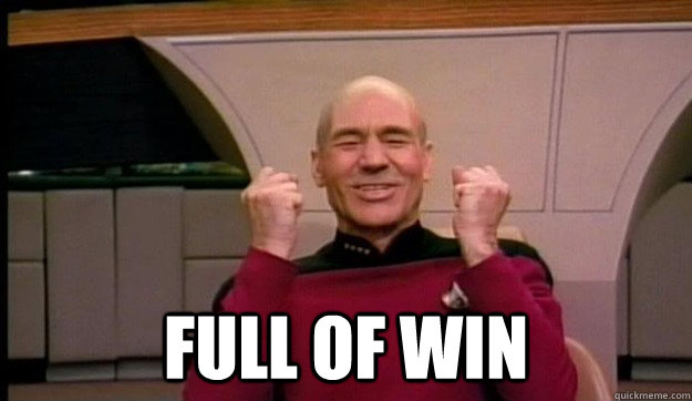  Full of win -  Full of win  Picard wins