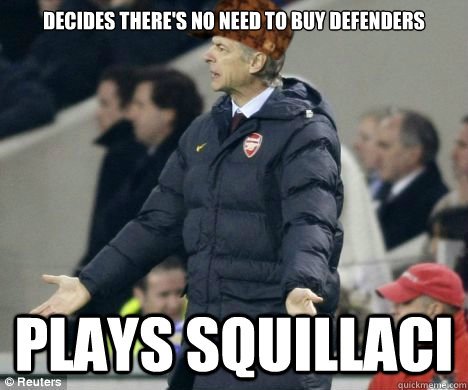 decides there's no need to buy defenders plays squillaci  