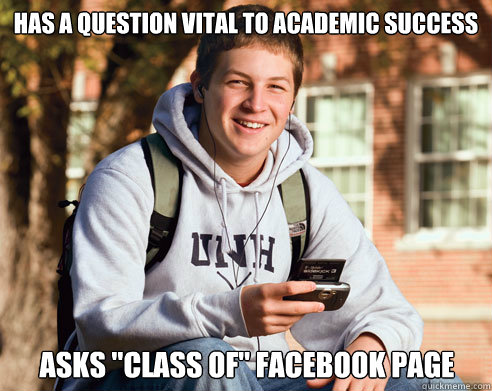 has a Question vital to academic success asks 