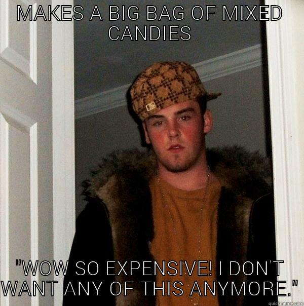 MAKES A BIG BAG OF MIXED CANDIES 