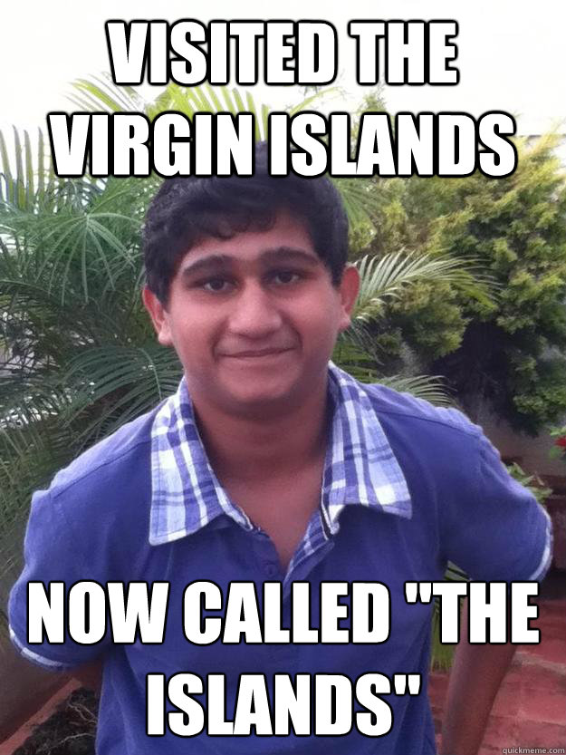 Visited the Virgin Islands Now Called 