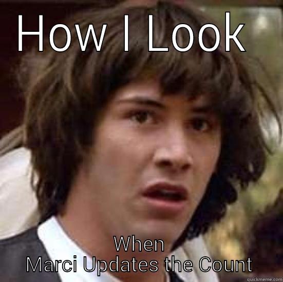 HOW I LOOK  WHEN MARCI UPDATES THE COUNT conspiracy keanu