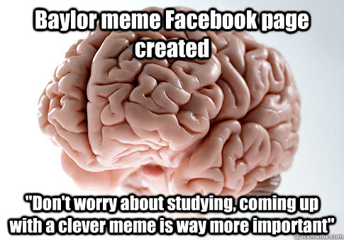 Baylor meme Facebook page created 