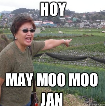 HOY  MAY MOO MOO JAN - HOY  MAY MOO MOO JAN  Angry Filipino Mom