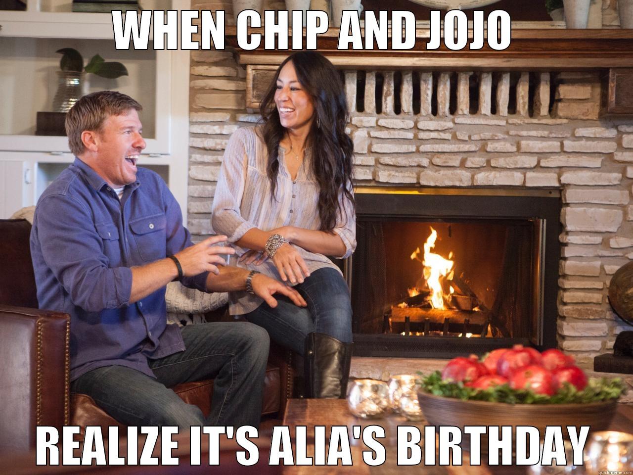 WHEN CHIP AND JOJO REALIZE IT'S ALIA'S BIRTHDAY Misc