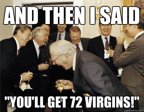 And then I said 