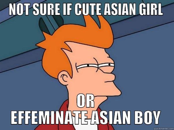 NOT SURE IF CUTE ASIAN GIRL OR EFFEMINATE ASIAN BOY Futurama Fry