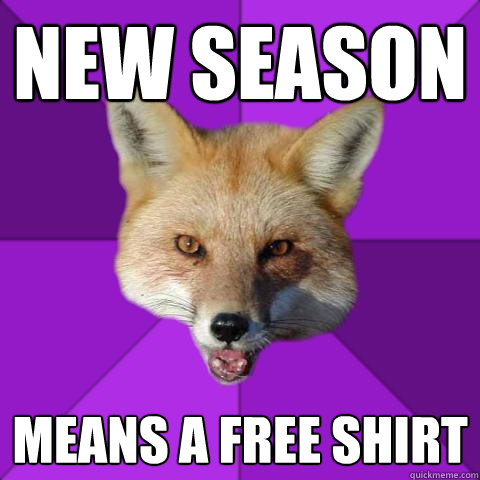 new season means a free shirt  Forensics Fox