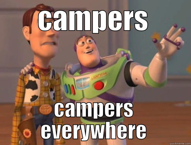 CAMPERS CAMPERS EVERYWHERE Toy Story
