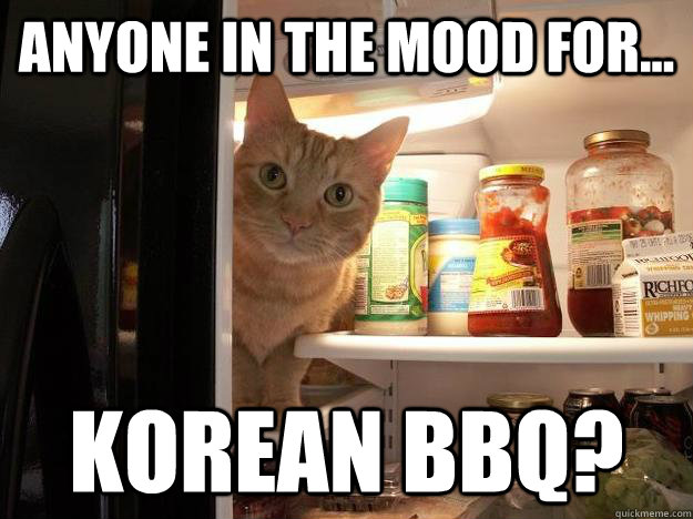 Anyone in the mood for... korean bbq?  