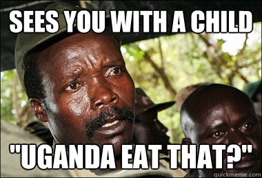 Sees you with a child 