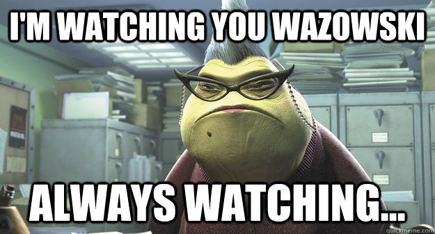I'm watching you Wazowski Always watching... - I'm watching you Wazowski Always watching...  Misc