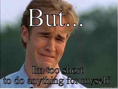 BUT... IM TOO SHORT TO DO ANYTHING FOR MYSELF  1990s Problems