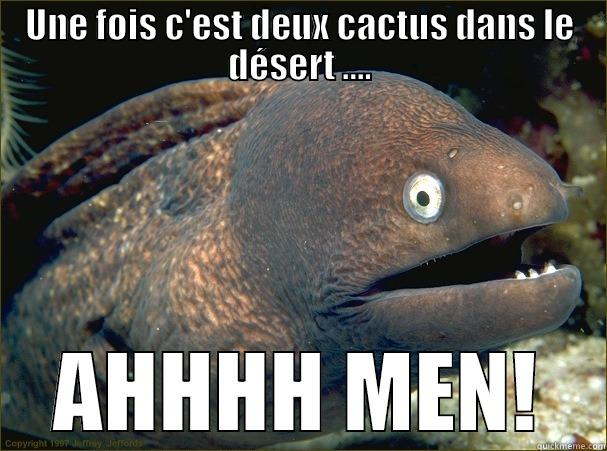 ballon dans le désert - UNE FOIS C'EST DEUX CACTUS DANS LE DÉSERT .... AHHHH MEN! Bad Joke Eel