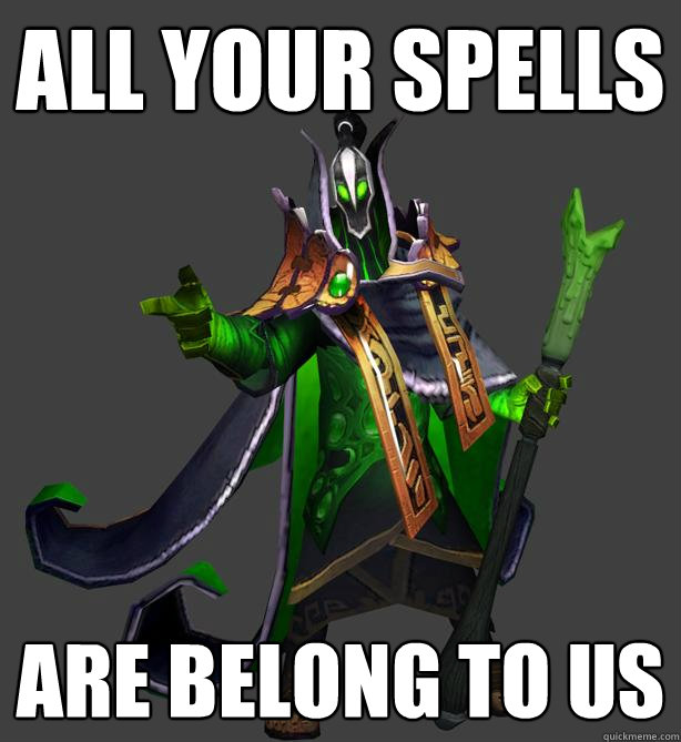 All your spells are belong to us  