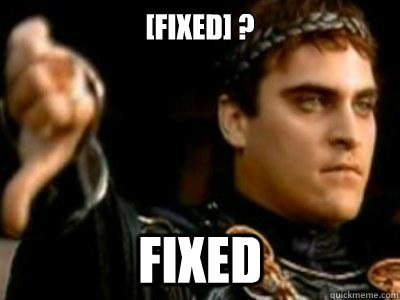 [fixed] ? fixed  Downvoting Roman