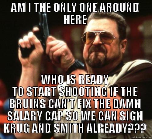 AM I THE ONLY ONE AROUND HERE WHO IS READY TO START SHOOTING IF THE BRUINS CAN'T FIX THE DAMN SALARY CAP SO WE CAN SIGN KRUG AND SMITH ALREADY??? Am I The Only One Around Here