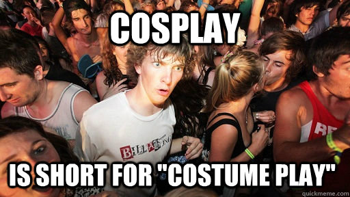 Cosplay is short for 