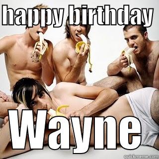 HAPPY BIRTHDAY  WAYNE Misc