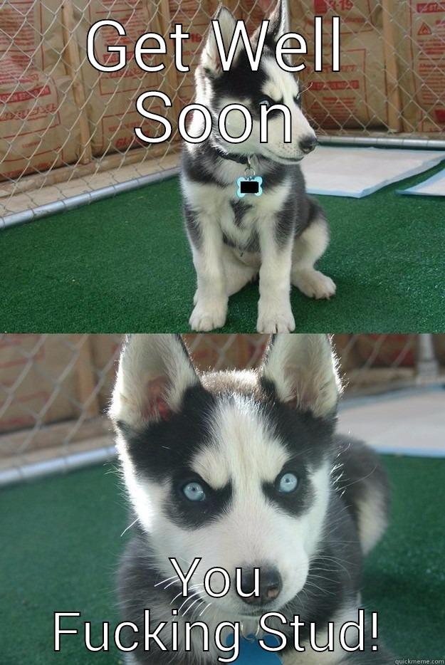 Fuck Yeah! - GET WELL SOON YOU FUCKING STUD! Insanity puppy